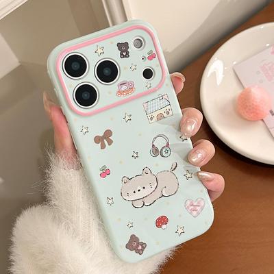 Cute Cartoon Cat Phone Case for iPhone 16, iPhone 17, iPhone 17 Pro Max