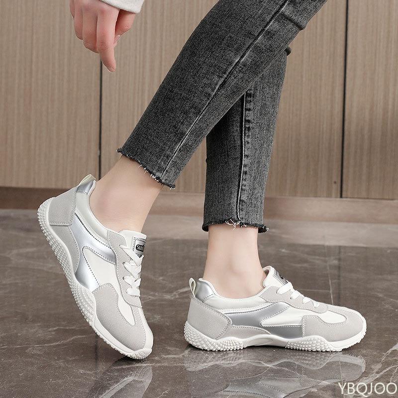 New breathable shoes for spring autumn casual thin soled wear-resistant simple comfortable non slip women's board shoes
