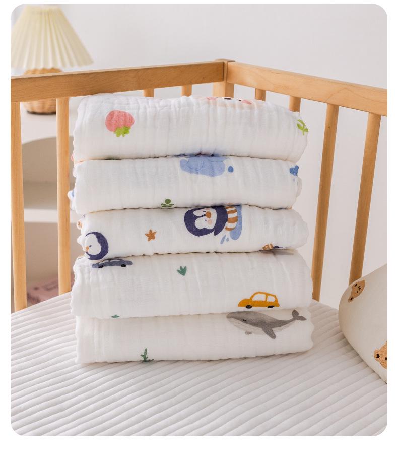 Baby Soft Pure Cotton Quick-Dry Bath Towel for Newborns and Children