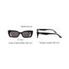 Fendi Minimalist Fashion Acetate Frame Sunglasses Women sunglasses Black FE40032I01A