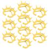 10pcs CalF weaning Nose Rings Plastic Weaning Spiked Ring Preventing Suckling