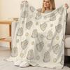 Lightweight Flannel Blanket Cute Cat Pattern, Soft & Cozy, Portable for Home Couch Nap & Car, Perfect for Halloween & Christmas