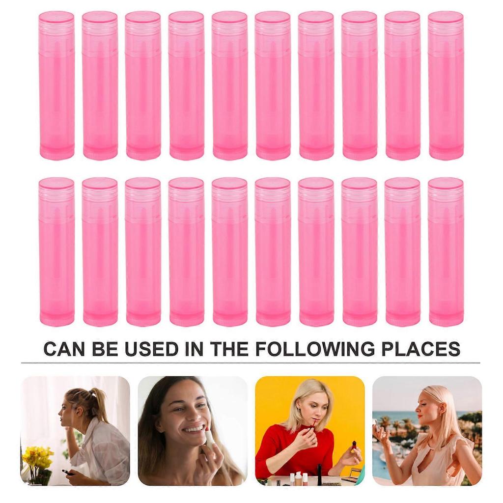 Lipstick Tube Practical Empty Lip Pomade Tubes for Storage Use 20Pcs