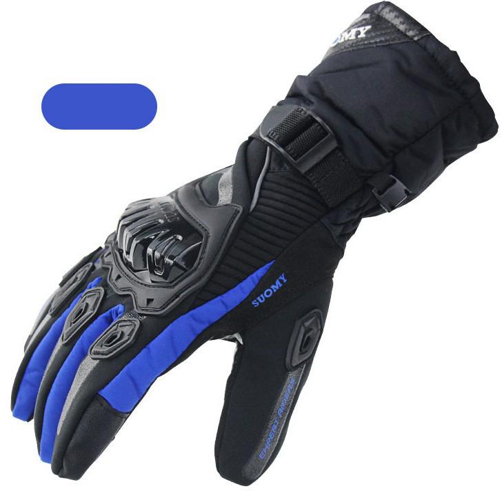 Men's Winter Windproof & Waterproof Touchscreen Motorcycle Racing Gloves - Anti-fall & Warm
