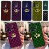 Quilted Texture Sofa Pattern Crown Cover For OnePlus 13 13R 12 12R 11 10 Pro 8T 10T OnePlus Nord 4 CE 2 3 Lite N10 N20 N30 Case