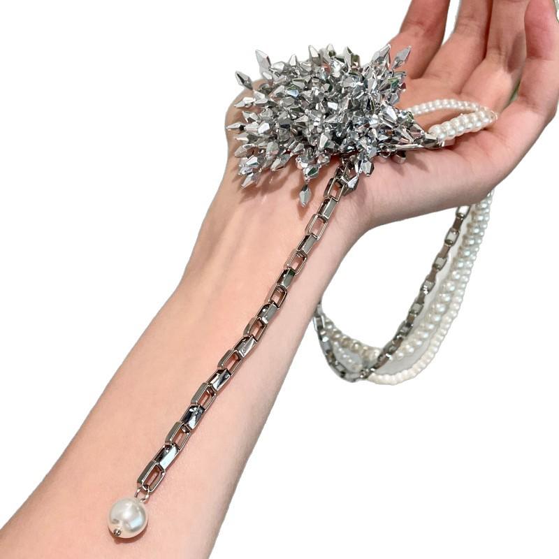 Elegant Multi-layer Pearl Tassel Necklace: Women's Choker Collar Clavicle Chain