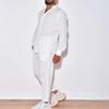 Mens Sets Linen Spring Autumn Leisure Suit Long Sleeve Shirts and Trousers Two Piece Sets Fashion Men Clothing