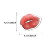 50 PVC Red Lips Cartoon Graffiti Stickers for DIY Stationery & Suitcase Decoration