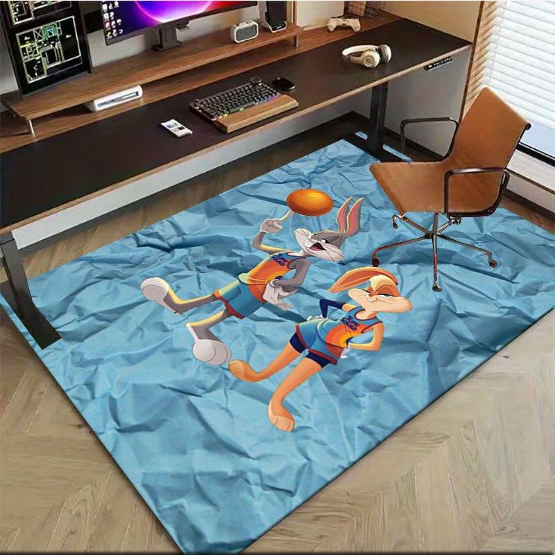 Tune Squad Basketball Jersey for Kids - Cartoon Bunny Sports ShirtOffice Mat Home Decor Gift For Halloween & Christmas LD130