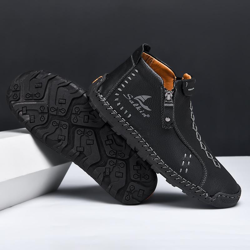 38-48 6 Men's Retro Ankle Boots Casual Shoes Large Size Casual Shoes Light Shoes Ankle Boots