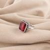 Natural Pink Rubellite Gemstone 925 Sterling Silver Handmade Jewelry Women Dainty Rings For Gift RR-74-1
