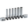 Kyoto Machine Tool Nepros Inch Size Deep Socket Hexagonal Shape NTB2L06BA (KTC) 6.3SQ Set, 6-Piece Set,