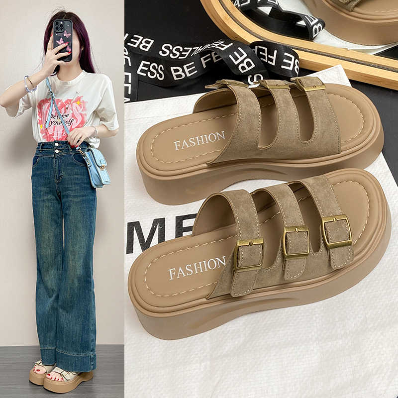 Fashion T Strap Spring-autumn White Woman Sandals Slippers Models Shoes Women's Sneakers 41 Size Sports Buy Vip Teniz Best Sellers