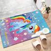 Rainbow Dash Polyester Carpet, Soft Indoor Mat for Office Chair, Living Room, Computer Desk - Decorative Home Office Rug Design