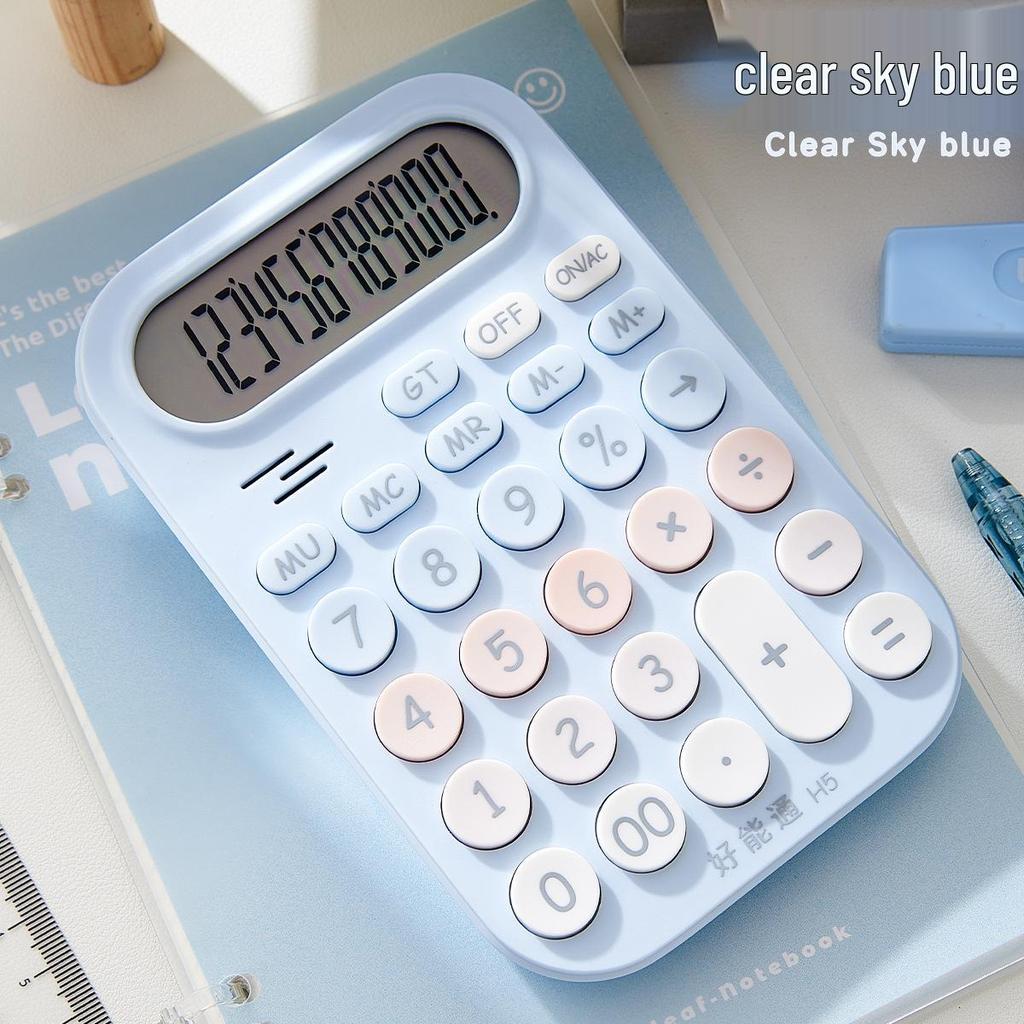 Adorable Silent Student Calculator for Office, Accounting, and Business Use