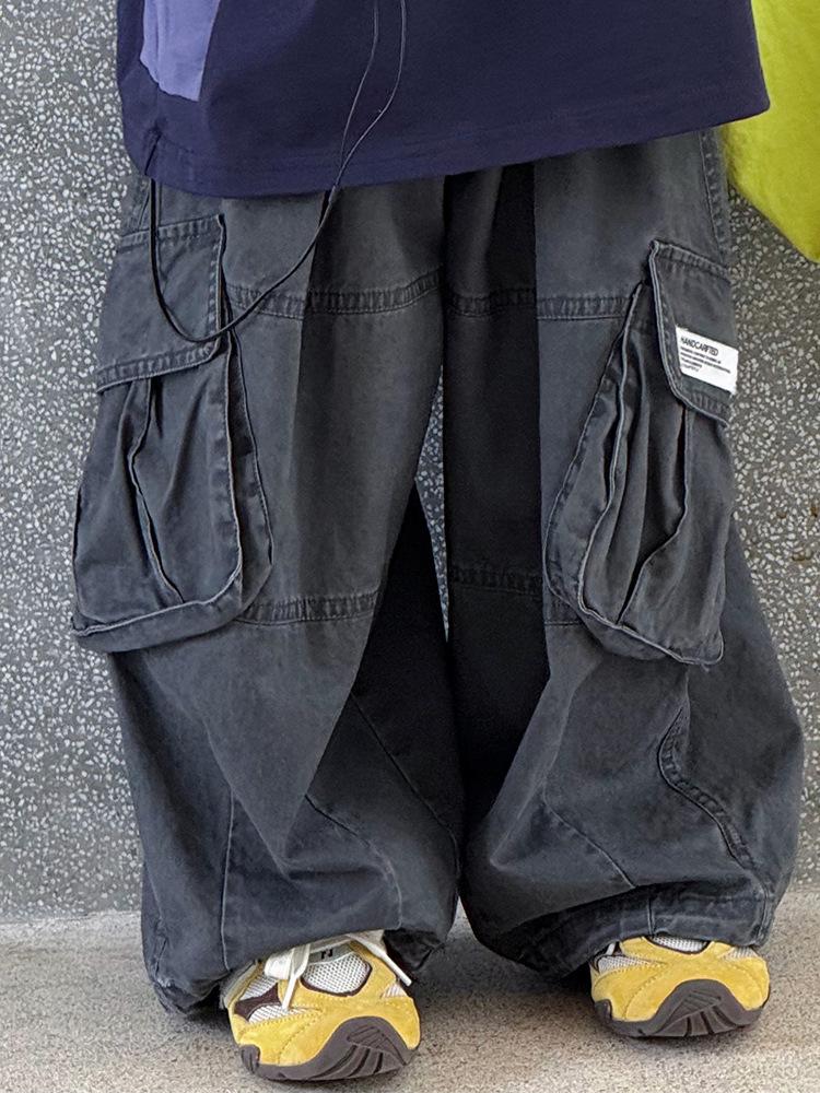 Children's Versatile Solid Color Loose Pants - Spring/Autumn Fashion