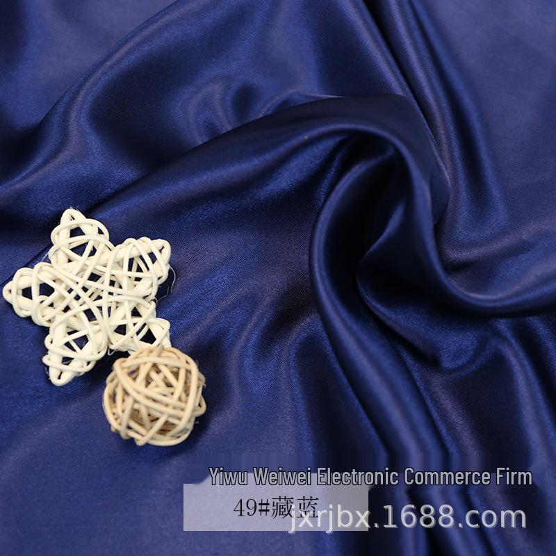Plain Glossy Imitation Silk Satin Fabric for Clothing, Lining, & Decoration