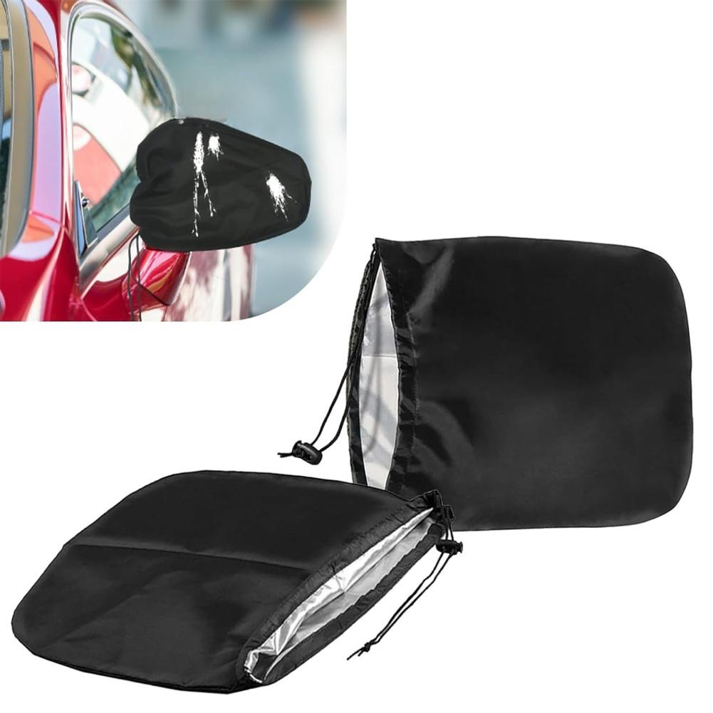 4Pcs Car Rearview Mirror Cover Common Waterproof Side Mirror Covers For Most Cars And SUVs Versatile Rearview Mirror Cover