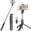 Bluetooth Selfie-Stick Handyhalterung Ausziehbar Tragbar Multifunktionales Mini-Stativ Mit Drahtlosem Fernauslöser
