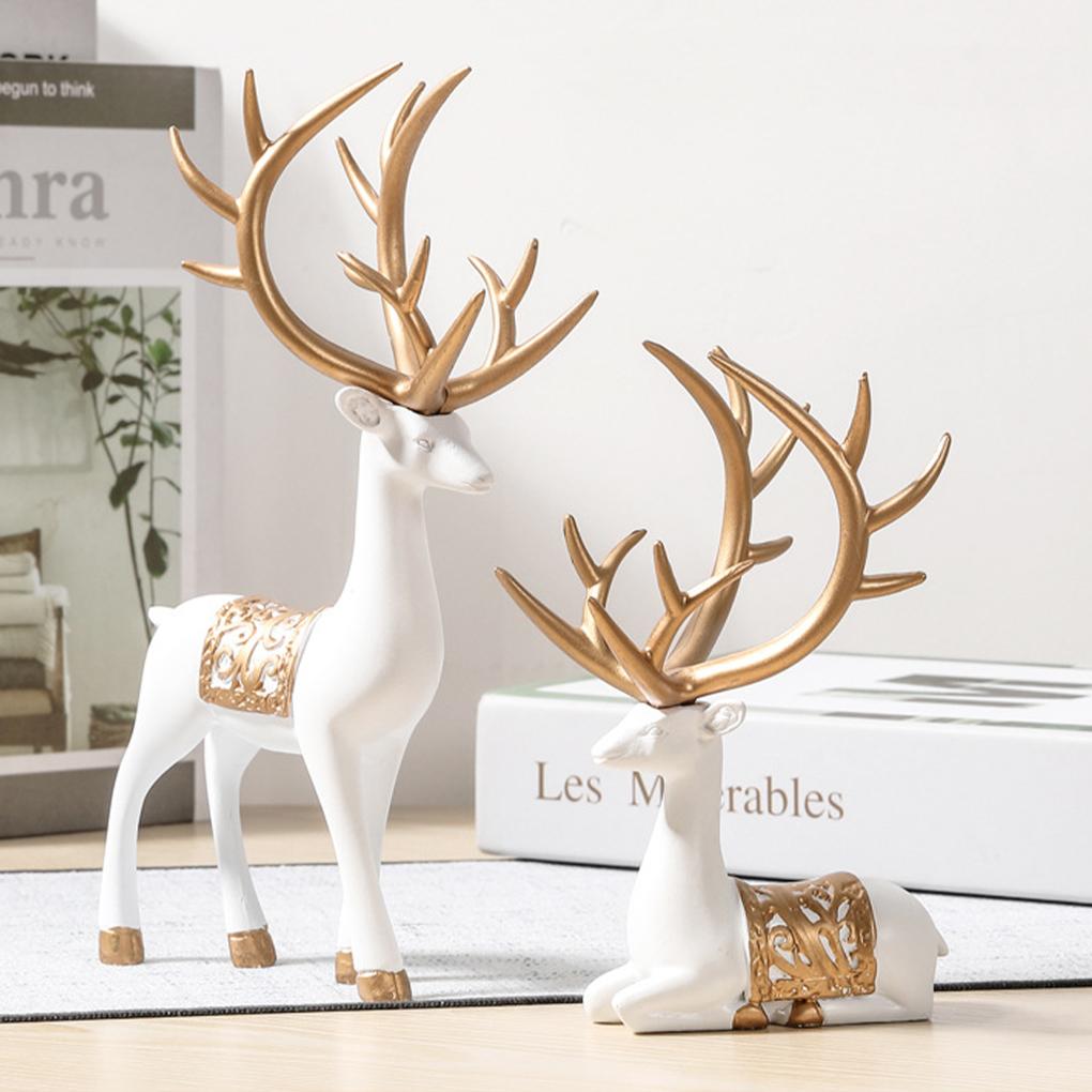 Luxusní bytové dekorace Přidejte domovu kouzlo Dekorace místnosti se sobem Dekorace domu se sobem