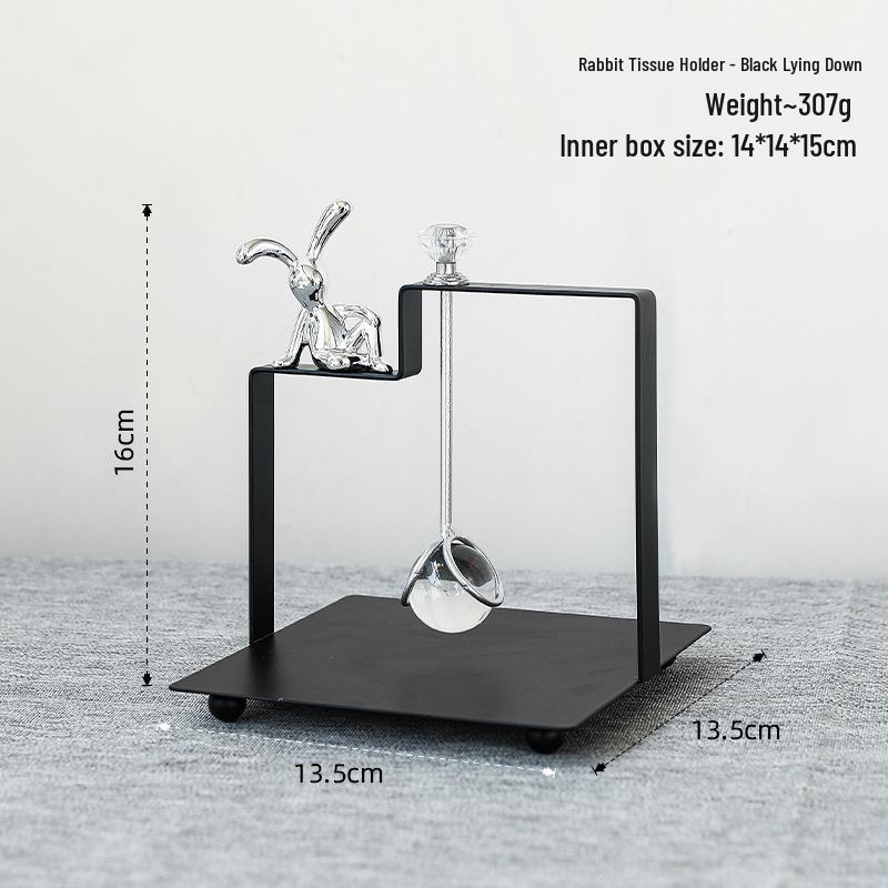 Nordic Stainless Steel Square Napkin Holder for Table or Restaurant