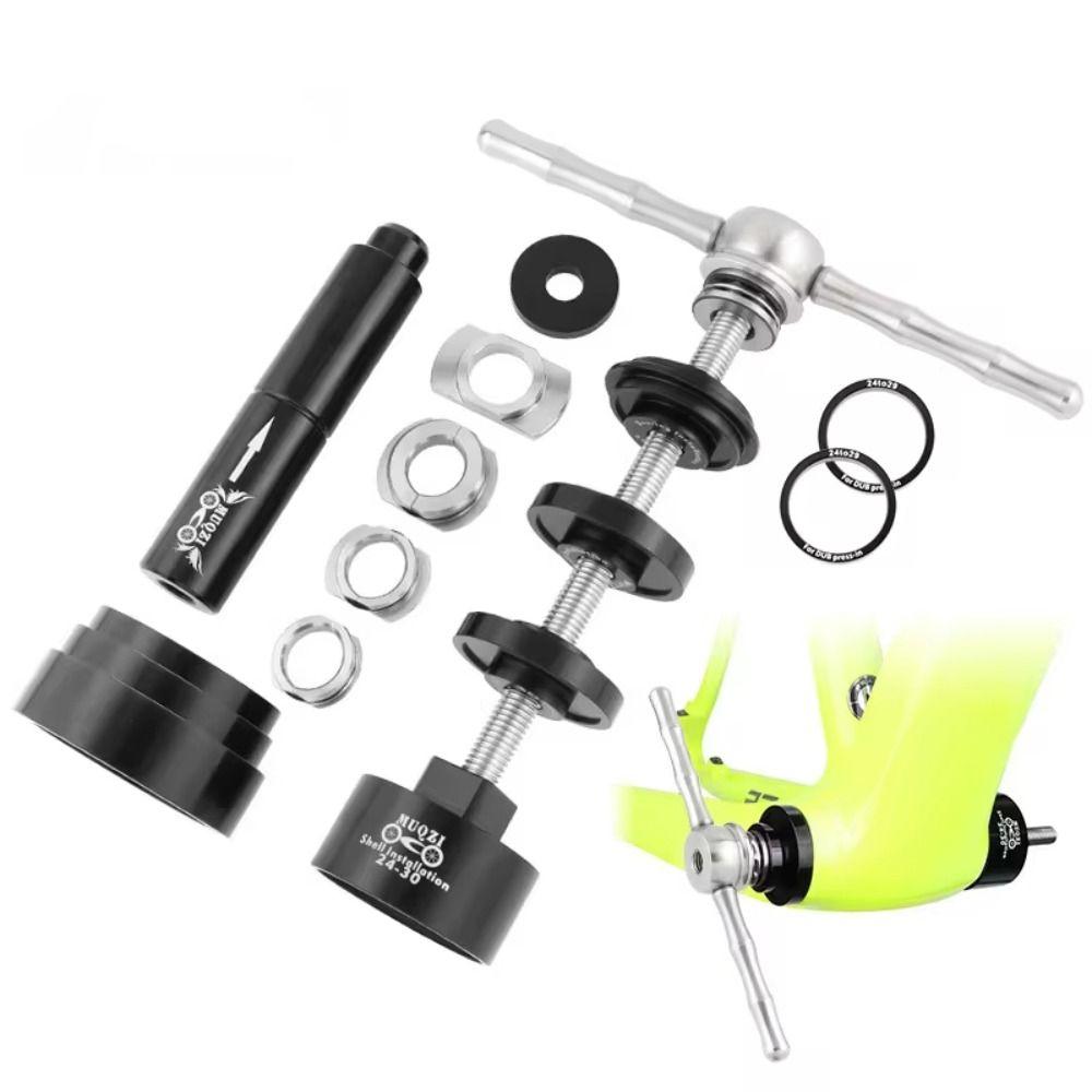 Aluminum Alloy Bottom Bracket Install and Removal Tool Stainless Steel Removal Axle