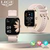 Bluetooth Calling Health Monitoring Sports Watch with Square Screen and Pedometer - I126 Model