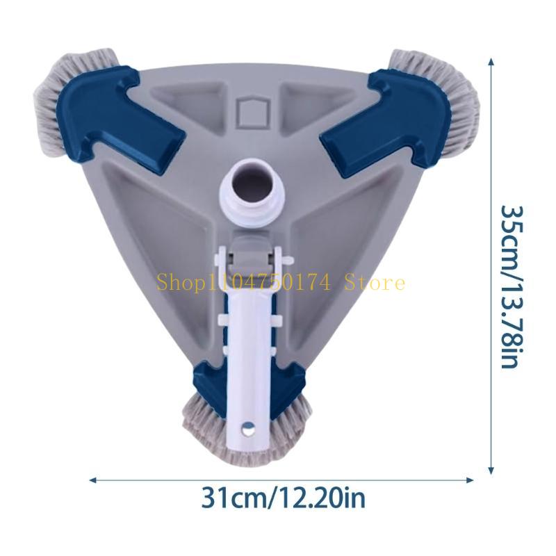 Pool Vacuum Head With Rubber For Smooth Movement Pool Scrub Brushes Top Sale