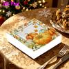 20pcs Disposable Napkins with Pumpkin, Maple Leaves Pattern Print for Wedding,Parties,and Daily Use for Thanksgiving Fall Christmas Table Decoration