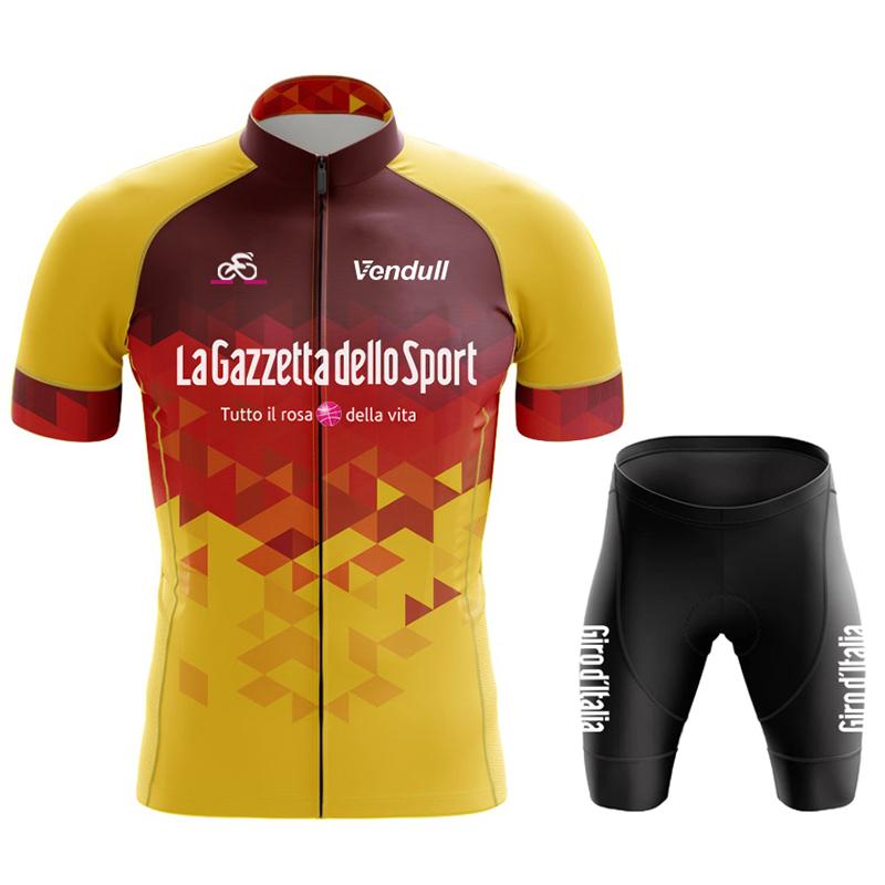 Maglia Ciclismo Tour De Giro D'ITALIA Estiva Ropa Ciclismo Uomo Abbigliamento Ciclismo Maglia Mountain Bike Tuta Sportiva