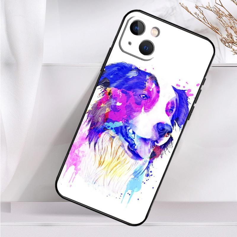 Border Collie Hond Telefoonhoesje Voor iPhone 16 15 14 13 12 11 Pro Max Mini X XR XS Max 7 8 Plus Achterkant