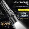 Mini Rechargeable Led Flashlight With Optical Zoom For Camping And Search Activities