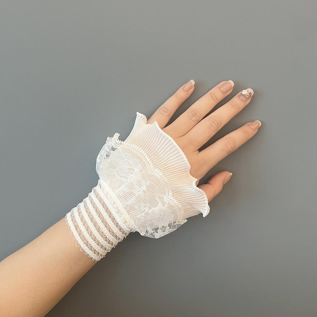 Fake Sleeves For Women With Lace Trims For Clothing Sleeves, Sweater Sleeves, Fake Cuffs