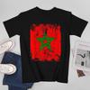 More Design Morocco Flag Moroccan Unisex Tshirt Tees Tshirt Oneck T Shirts Unisex Boys Clothing 100 Cotton