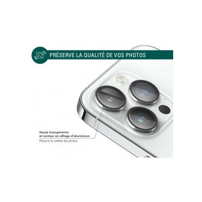 Protecteur d'objectif - iPhone 14 Pro/14 Pro Max - Verre trempé - Résistant aux rayures - Protection caméra