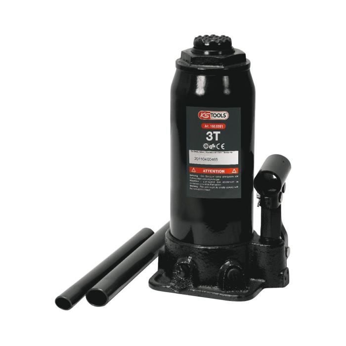 Kstools - cric bouteille , capacité 3 tonnes - 160.0351