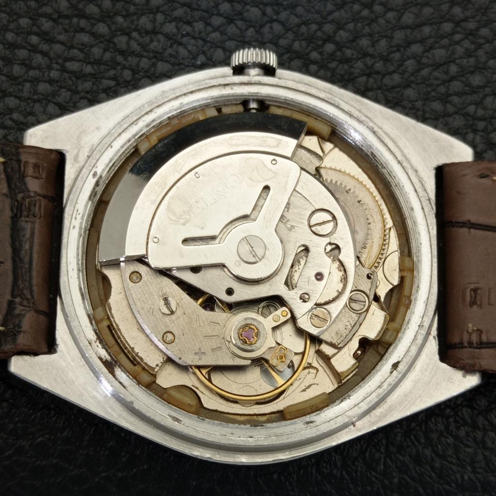 AUTOMATIC 6309A VINTAGE SEIKO 5 JAPAN MENS BLUE COLOR DIAL WATCH A701569-5