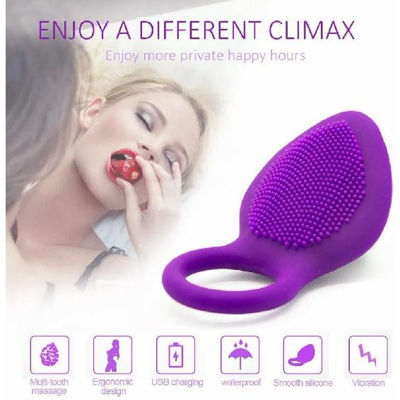 Vibro Penisvergrößerung Verzögerung der Ejakulation Vagina Orgasmus Lock Vibrator Penisring Vibrierender Klitorisstimulator Sexspielzeug für Paare