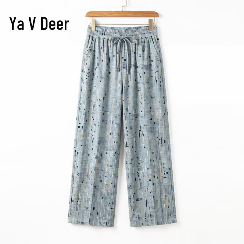 Yalu Women s High-Waist Straight-Leg Pants 6XL