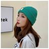 Winter Knitted Hat for Women Warm Pullover Hat P Shaped Bag Head Trendy Face Small Korean Version Wool Hat Men
