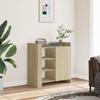 VidaXL Buffet Sonoma Oak 73.5x35x75 Cm Engineered Wood, Cabinet, Sideboard, Storage Cabinet, Cupboard, 848404