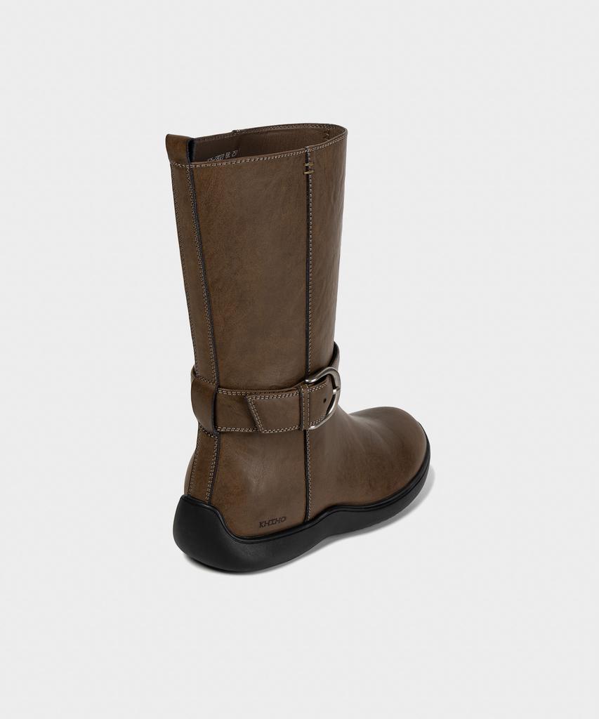 Khiho Beltage Mid Boots Brown