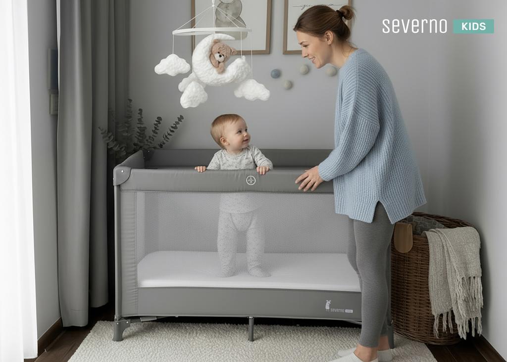 Honey Bunny Foldable Travel Cot + Bag