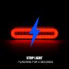 45 87 Led Brake Tail Light Bar DRL Motorcycle Rear Turn Signal Lamp 3 in 1 Taillight For Cafe Racer Chooper Bobber Crusier Quad