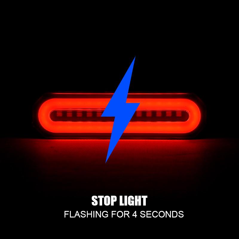 45 87 Led Brake Tail Light Bar DRL Motorcycle Rear Turn Signal Lamp 3 in 1 Taillight For Cafe Racer Chooper Bobber Crusier Quad