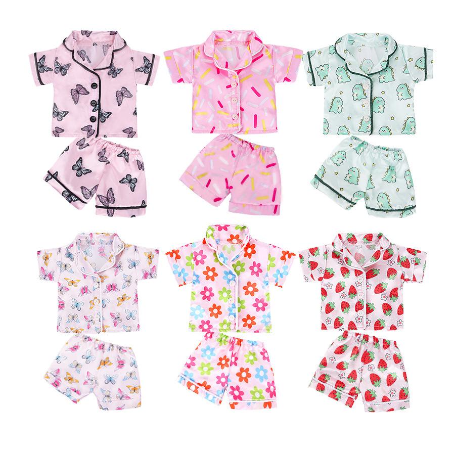 18-Inch American Girl Doll Pajamas 43CM Shaff Doll Cute Fruit Children's Pajamas
