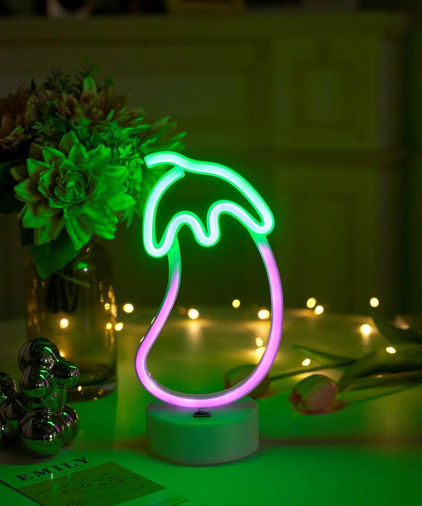Heart-Shaped LED Neon Desk Lamp for Romantic Bedroom Decor