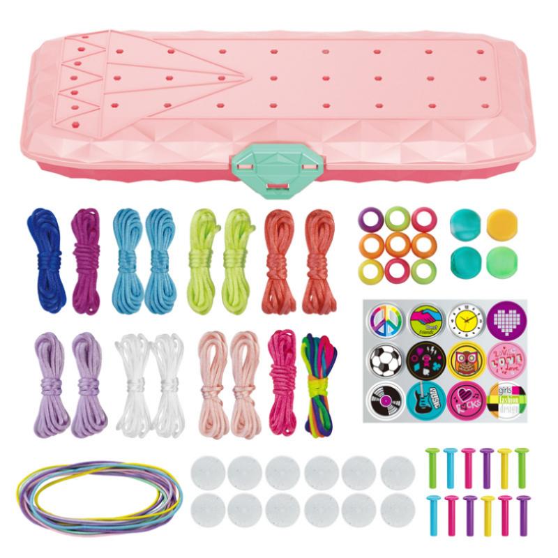 Bracelet Making Kit Kids Friendship Diy Braiding Bracelet Jewelry Arts Crafts Toys Party Favors For Girls Creative Kids Present