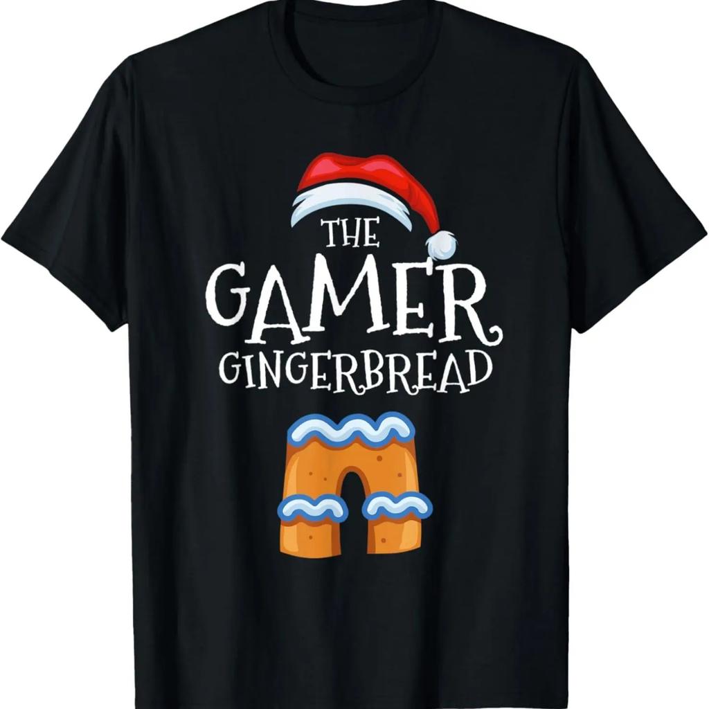 Gamer Gingerbread Family Matching Group Christmas Gift T-Shirt