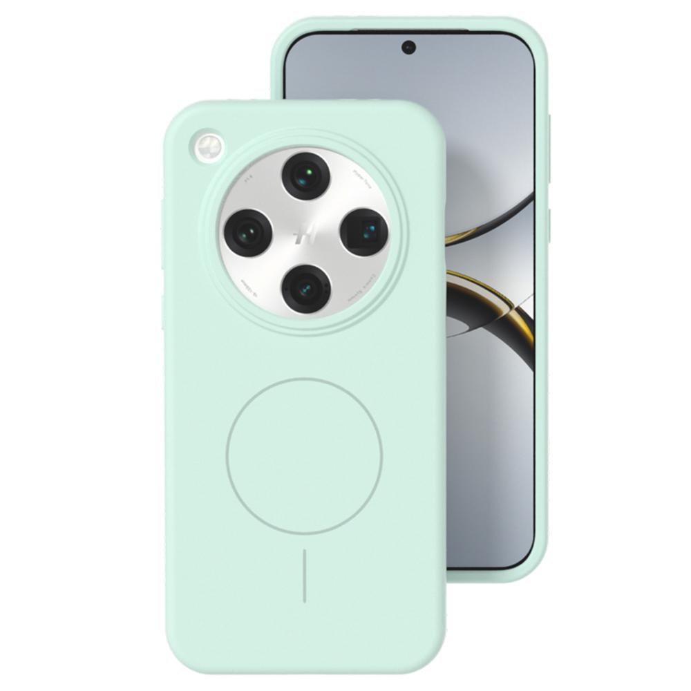 For Oppo Find X8 5G Liquid Silicone Case Compatible with MagSafe Skin-Touch Phone Cover